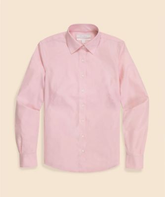 BROOKS BROTHERS ピンクシャツ オールスーピマコットン BD スーピマコットンストレッチ ベンガルストライプ ボタンダウン