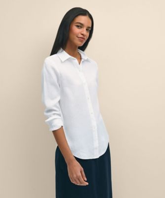 ＜Brooks Brothers＞アイリッシュリネン　シャツ　Ｃｌａｓｓｉｃ　ＦＩｔ