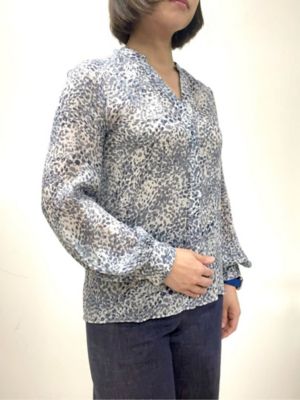 ブルックスブラザーズ（Brooks Brothers）/シフォン ウォーターカラープリント ブラウス シフォン ウォーターカラープリント ブラウス | Brooks Brothers