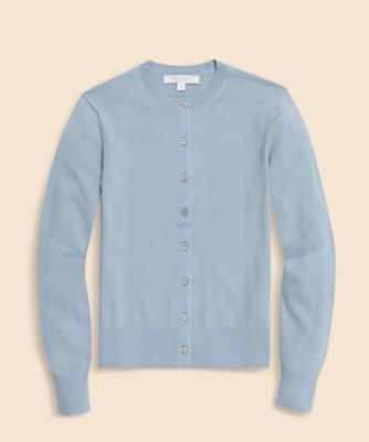 スーピマコットン クルーネック カーディガン | Brooks Brothers
