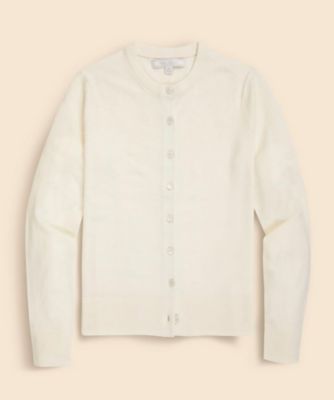 ＜Brooks Brothers＞メリノウール　クルーネックカーディガン