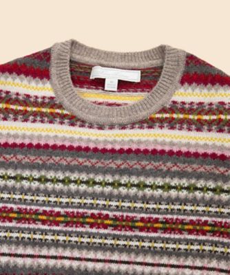ラムズウール フェアアイル クルーネックセーター | Brooks Brothers