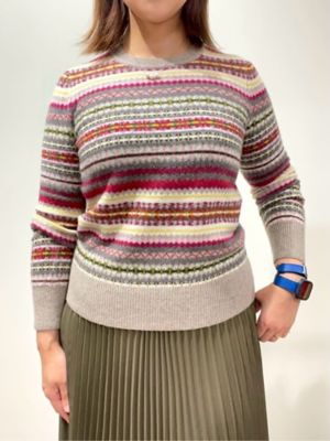 ラムズウール フェアアイル クルーネックセーター | Brooks Brothers