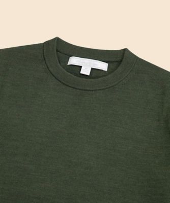Brooks Brothers　カントリークラブ　チルドレンニット メリノウール ショートスリーブ クルーネックセーター | Brooks