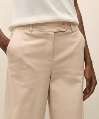 【逸品】Brooks Brothers ワイドレッグパンツ サイズ2 ハイウエスト ワイドレッグパンツ | Brooks Brothers Japan