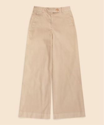 ストレッチコットン ワイドレッグパンツ | Brooks Brothers/ブルックス