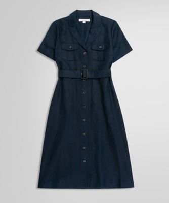 リネン ベルテッド シャツワンピース | Brooks Brothers/ブルックス