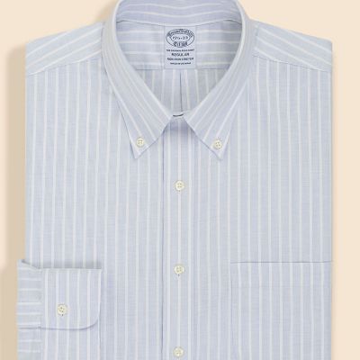 ＜Brooks Brothers＞ストレッチオックスフォード　シーズナルパターン　ドレスシャツ　Ｒｅｇｕｌａｒ　Ｆｉｔ