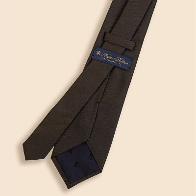 シルク バスケットウィーブ ソラーロ ソリッドタイ | Brooks Brothers