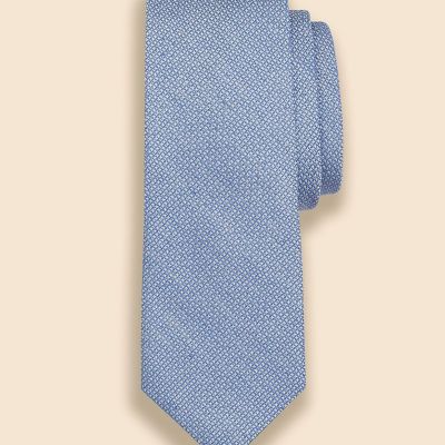 ＜Brooks Brothers＞シルク／リネン　バスケットウィーブ　ソリッドタイ