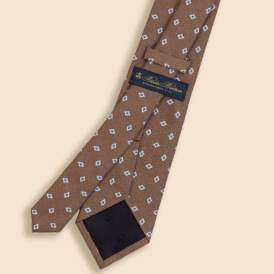 シルク ヘリンボーン フラワーモチーフタイ | Brooks Brothers