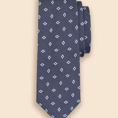 シルク ヘリンボーン フラワーモチーフタイ | Brooks Brothers