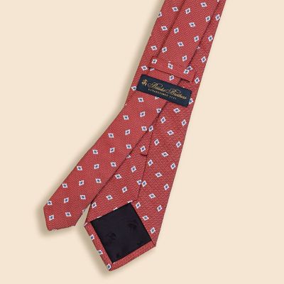 シルク ヘリンボーン フラワーモチーフタイ | Brooks Brothers