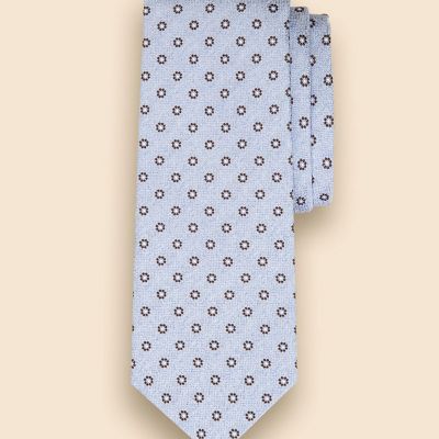 シルク／コットン メランジ フラワーモチーフタイ | Brooks Brothers