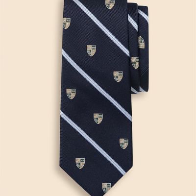 ＜Brooks Brothers＞シルク　クレスト　ＢＢ＃１ストライプ　レップタイ