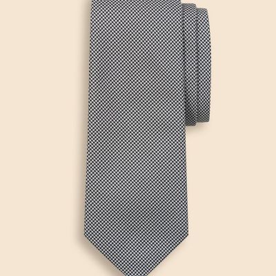＜Brooks Brothers＞シルク　マイクロハウンドトゥース　フォーマルタイ