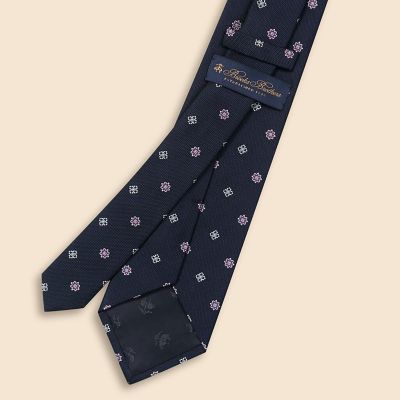 シルク スクエア×フラワー ジャカードタイ | Brooks Brothers