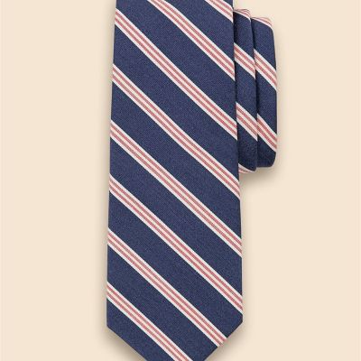 ＜Brooks Brothers＞シルク／コットン　サテン　ＢＢ＃１ミニストライプ　レップタイ