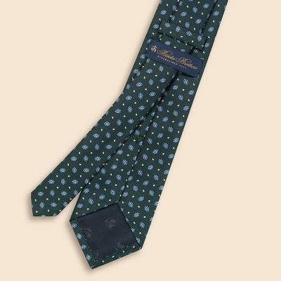 シルク フラワー×ドットモチーフ ジャカードタイ | Brooks Brothers