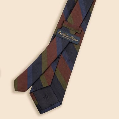 シルク マルチワイドストライプ レップタイ | Brooks Brothers