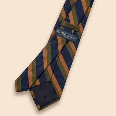 4469✨極美品✨ジェイプレス ネクタイ レップタイ マルチストライプ シルク マルチストライプ レップタイ | Brooks Brothers/ブルックス