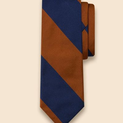 シルク ラージダブルストライプ レップタイ | Brooks Brothers