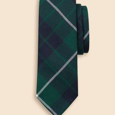ウール グリーンタータンチェックタイ | Brooks Brothers/ブルックス