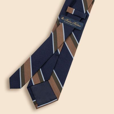 ウール／シルク マルチストライプタイ | Brooks Brothers/ブルックス