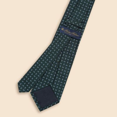 シルク レクタングルモチーフ ジャカードタイ | Brooks Brothers