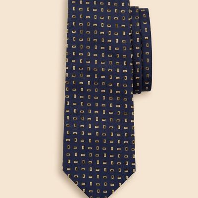 シルク レクタングルモチーフ ジャカードタイ | Brooks Brothers