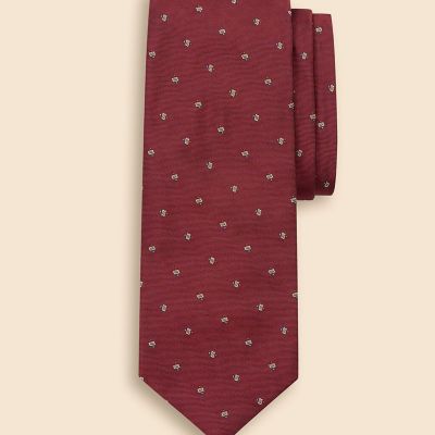 シルク スクエアドットモチーフ ジャカードタイ | Brooks Brothers