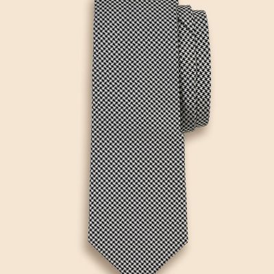Brooks Brothers シルク　トーナルスクエア　ジャカードタイ シルク マイクロハウンドトゥース ジャカードタイ | Brooks Brothers