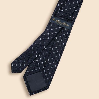 シルク メランジ フラワーモチーフ ジャカードタイ | Brooks Brothers