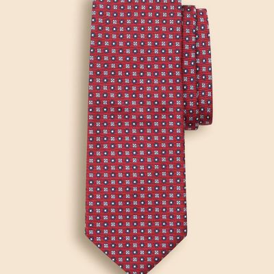 シルク フローラルスクエア ジャカードタイ | Brooks Brothers