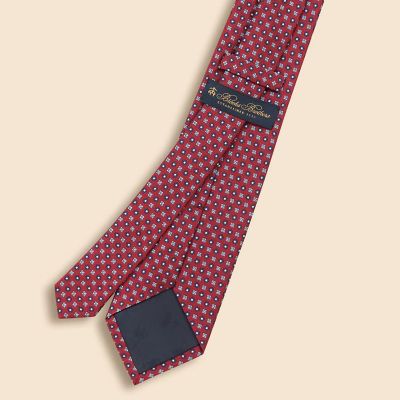 シルク フローラルスクエア ジャカードタイ | Brooks Brothers