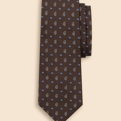 シルク ツートンペイズリー ジャカードタイ | Brooks Brothers
