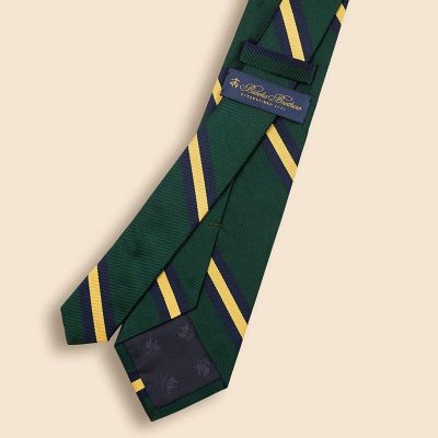 極美品 BISHOOL ウール ストライプ ロングトップス レザーパイピング シルク BB＃2ラージストライプ レップタイ | Brooks Brothers