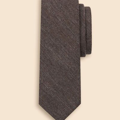 ウール／シルク ラージヘリンボーンタイ | Brooks Brothers/ブルックス