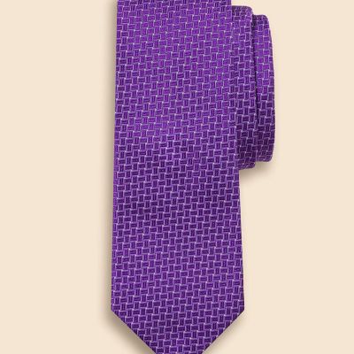 シルク テクスチャーソリッド ジャカードタイ | Brooks Brothers