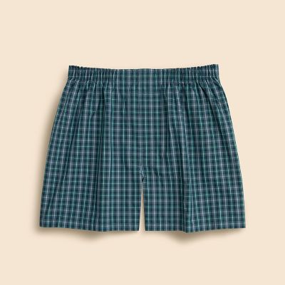 コットンブロードクロス タータンチェック ボクサーショーツ