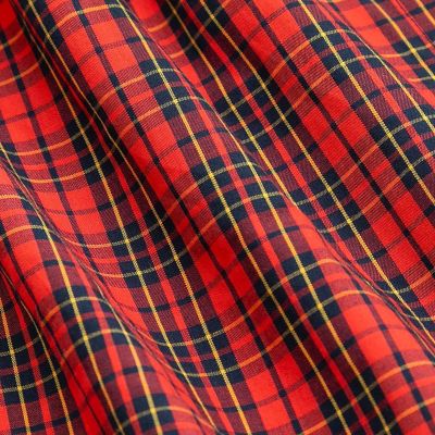 コットンブロードクロス タータンチェック ファン ボクサーショーツ