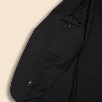 ナイロン／ポリウレタン ウォッシャブル 段返り3ボタンサック