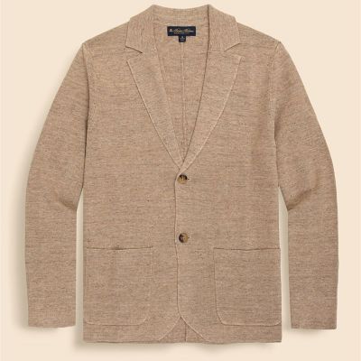 Brooks Brothers/ブルックス ブラザーズ リネン／コットン　ニットジャケット