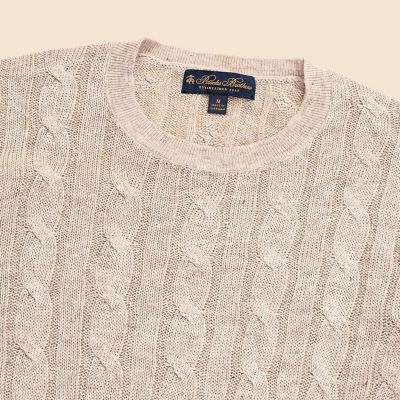 美品 Brooks Brothers ブルックスブラザーズ ニット XS リネン ケーブル 長袖 Vネック レディース AN2729A75 美品 Brooks Brothers ブルックスブラザーズ ニット XS リネン