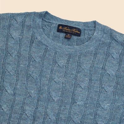 リネン ケーブル クルーネックセーター | Brooks Brothers/ブルックス