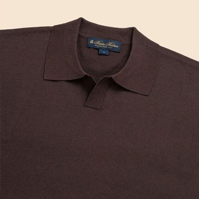 ギマコットン ジョニーカラー ポロセーター | Brooks Brothers