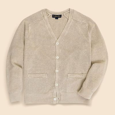 リネン Vネック カーディガン | Brooks Brothers/ブルックス