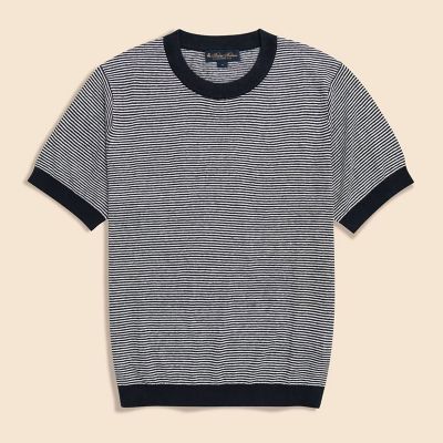 リネン クルーネック ショートスリーブ サマーセーター | Brooks
