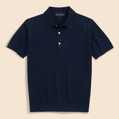 コットン ハイゲージ ニットポロシャツ | Brooks Brothers/ブルックス