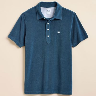 コットン／ポリエステル テリークロス ポロシャツ | Brooks Brothers